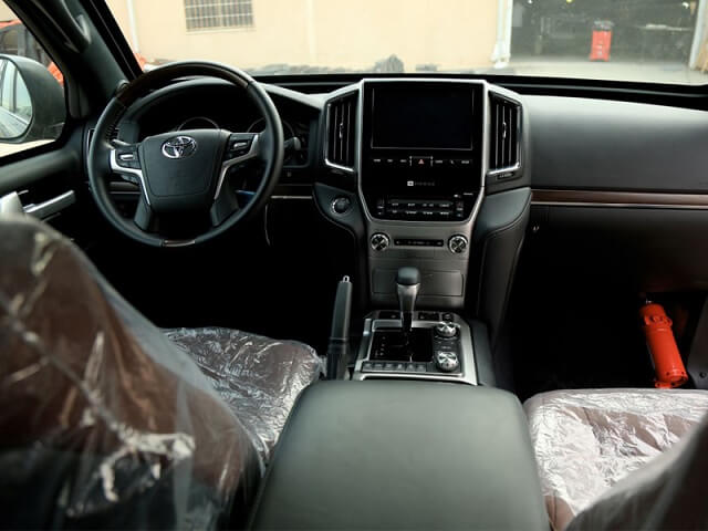 Armored Land Cruiser inside